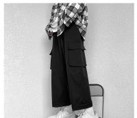 Pantalones Rectos Amplios De Trabajo Para Hombre Estilo Japonés Marca De Moda Pantalones Casuales De Verano Y Primavera - details 2