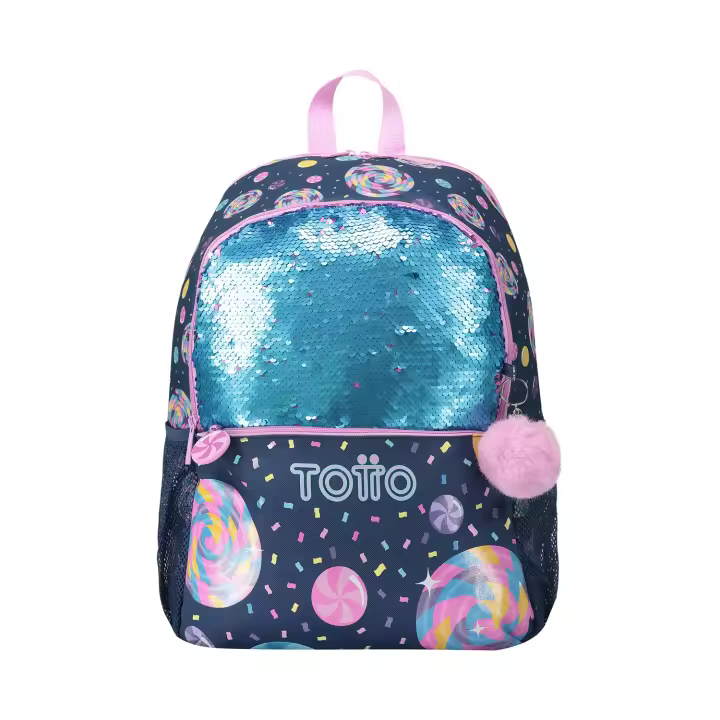 Totto Mochila escolar Sweet Candy -Dimensiones:32 x 44 x 12 cm-Material: Poliester - 1