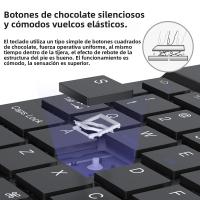 Teclado Inalámbrico Bluetooth Para Tablet Android iOS Windows Con Iluminación RGB Teclado Y Ratón Compatible Con iPad Y Teléfono Móvil - details 3