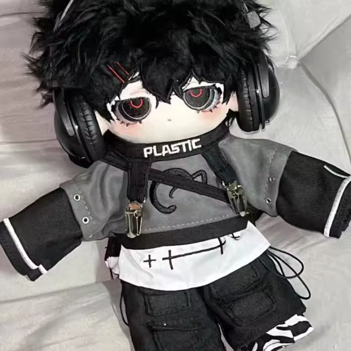 Muñeca De Peluche Melancólica De 20 Cm Juguete De Cosplay Anime Suave Para Niños Regalo De Navidad Personalizable Vestible - 1