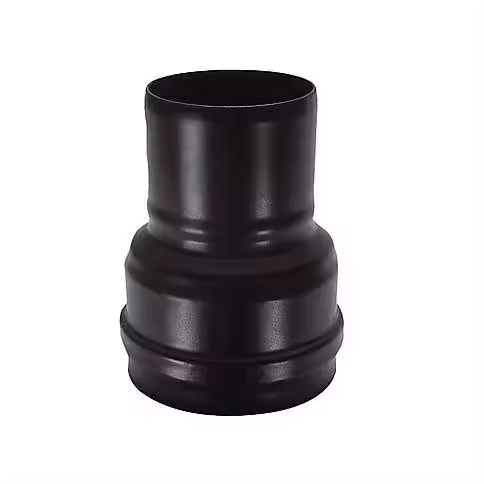 Reducción M:Ø100 - H:Ø80 con junta. Deko Pellets Classic Dinak - 1