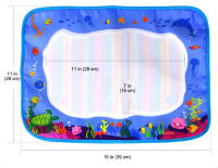 Coolplay Alfombra De Dibujo Con Tema Animal Arcoíris Y 2 Bolígrafos Matriz De Agua Regalo De Navidad Para Niños Libro De Colores - details 13