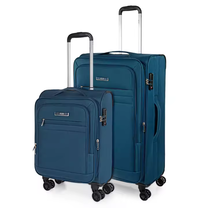 Jaslen - Juego Maletas De Viaje. Set Maletas De Viaje. Maleta Grande Y Maleta Cabina Con Ruedas. Material EVA Resistente Y Ligera. Candado Combinación 101117 - 1