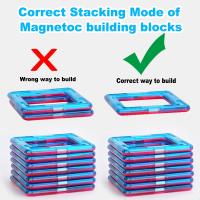 Bloques De Construcción Magnéticos Para Niños 58-38Pcs Juguetes Educativos STEM Modelos De Construcción Educativos Regalos Para Niños Aged 3-6 - details 1