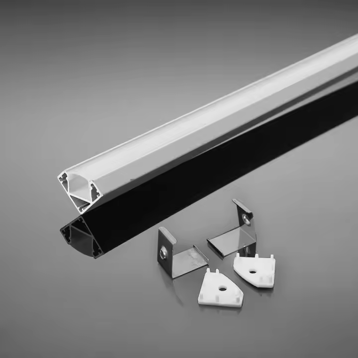 Perfil de aluminio 2m 19 x 19 mm Cuerpo blanco VT-8114W  VTAC - 1