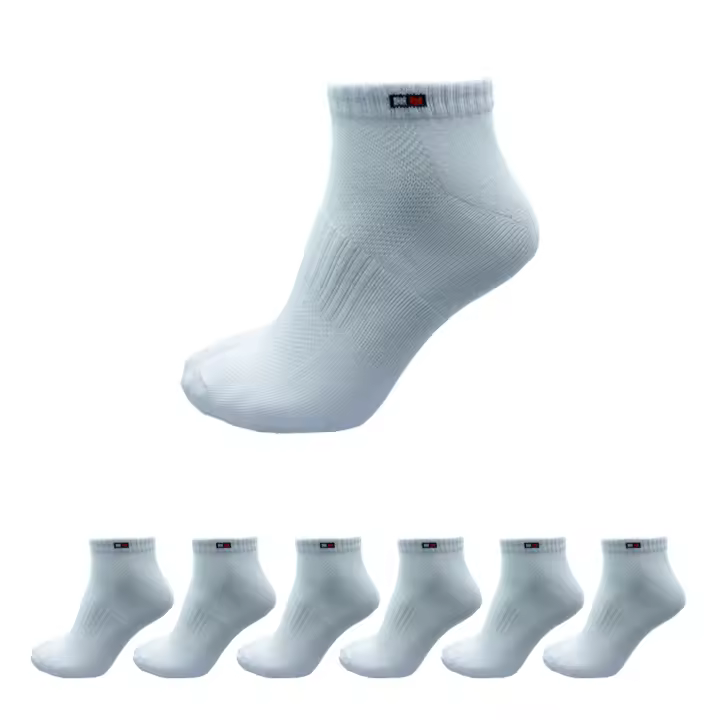 Aicasa Calcetines Cortos de Algodón para Mujer y Hombre ,Calcetínes tobillero , Transpirables para Verano y todo los dia Pack 12Pares Gimnasio/Padel/Deporte/Correr/Futboll - 1