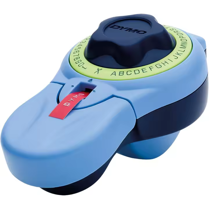 DYMO Junior Impresora Rotuladora de Etiquetas de Relieve 3D, Sistema de Giro Estampadora para Uso Doméstico - S0717910 - 1