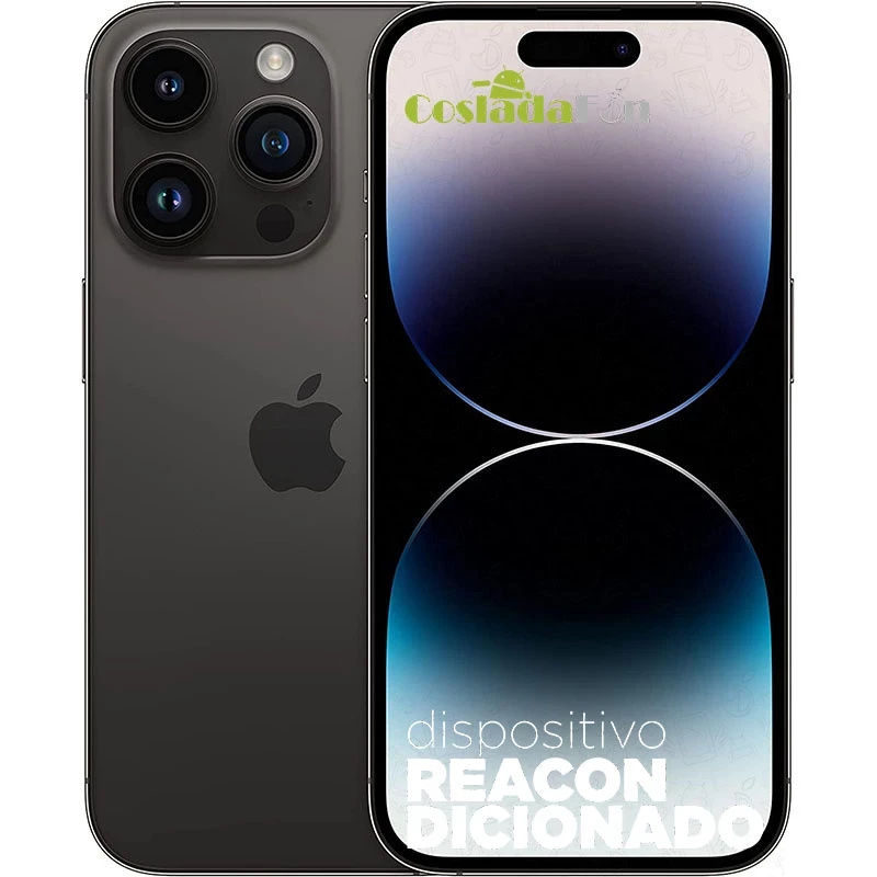 Apple Iphone 14 Pro 128Gb Space Black (Negro Espacial) REACONDICIONADO Estado A. 2 años de garantía