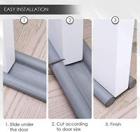 Tira De Sellado Para Puerta Anti-Viento Protección Doble Antipolvo Y Sonido Material De Goma Tamaño 96cm Para Excluyendo Acordeones - details 4