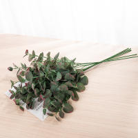 Rama De Hojas Artificiales De Eucalipto Verde Retro 68cm Decoración De Navidad Para El Hogar Y Bodas Planta Falsa Para Jardín Accesorios De DIY - details 3