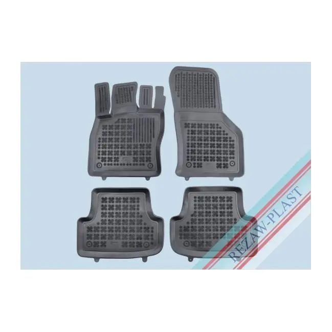 Rezaw Plast Alfombrilla caucho 3D premium  Audi A3 IV 8Y Hatchback, Berlina, Sportback,  (MHeV), Plug - in Hybrid (PHeV), excepto versión con cambio de doble embrague - S tronic  2020 -   REF: 200327 - 1