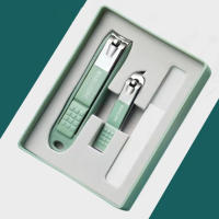 Kit De Pedicura Universal Para Hombres Y Mujeres Clipper De Uñas Ligero Y Portátil Con Herramientas De Arte De Uñas Verde Comb De 5 Piezas Acero Inoxidable - details 9