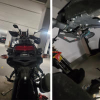 Soporte Para Placa Trasera De Motocicleta Con Luz Tidy Fender Eliminator Para Yamaha Tenere 700 XT700Z Tenere700 2019-2023 Acero Inoxidable - details 1