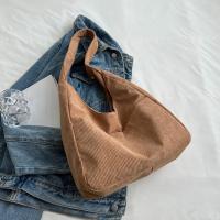 Bolso De Hombro Para Mujer En Tela De Corduroy Sólido 2023 Bolso De Mano Diseñador Casual Bolso Armpit Trend Para Mujer - details 10