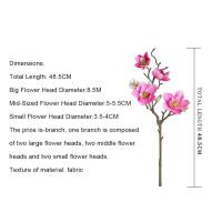 Decoración De Habitación Magnolia Artificial Múltiples Cabezas Flores Simuladas Para Interior Estilo De Ramo De Flores Tamaño 20*5*5CM - details 9