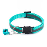 Collar Reflectante Para Gatos Ajustable De 9 Colores Con Bola De Cuerda Seguridad Elástica Material Suave Collar De Cuello Con Anillo Y Collarín Para Mascotas - details 0
