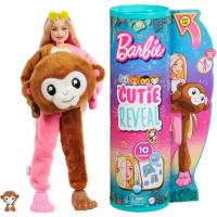 Barbie Cutie Reveal mono disfraz Serie Amigos de la Jungla Revela una muñeca articulada con Mascota y Accesorios Sorpresa de Moda Mattel - details 0