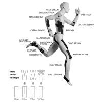 Cinta De Kinesiología Impermeable Para Deportes Protección Muscular Recuperación Alivio Del Dolor Tenis Gimnasio - details 6