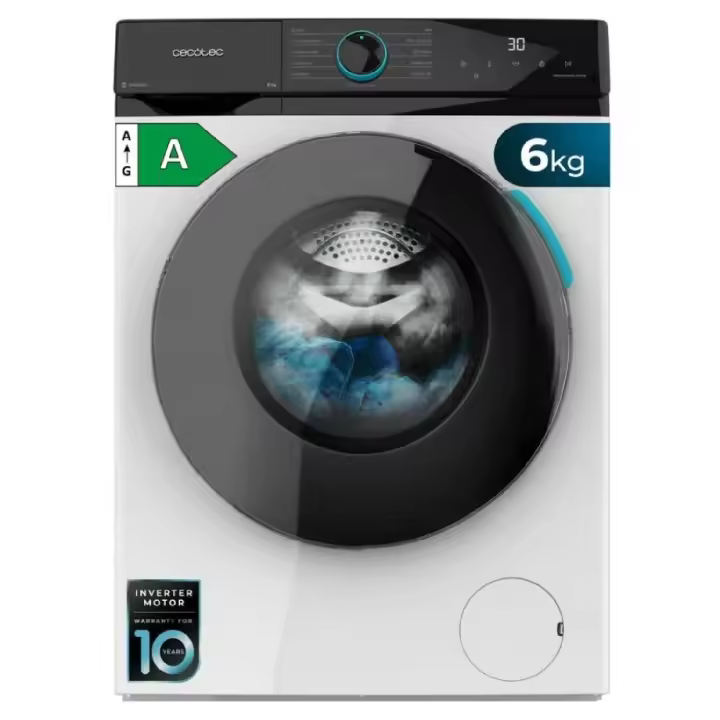Cecotec Lavadora de carga frontal Bolero DressCode 6160 Inverter - 1