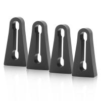 4PCS Absorbedores De Choque De Goma Para Cerradura De Puerta Del Coche VW Audi Skoda Seat Accesorios De Repuesto Damping Sellado Mudo - details 2