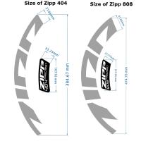 Pegatinas De Bicicleta Zipp Firecrest Para Ruedas De Carbono 202 303 404 808 Decorativas Para Vuelco De Carretera - details 2