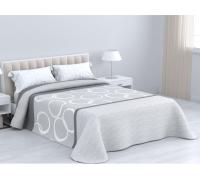 Mercatienda.es Colchas para Cama 90, 105, 135 y 150 cm 📏 | Diseño Reversible Niagara en Gris. - details 0
