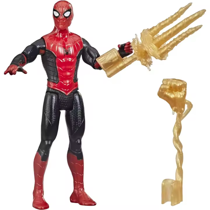 SPIDERMAN - MARVEL - Figura en Traje Rojo y Negro  con accesorio - Mayores de 4 años - 1