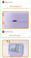 Lámpara De Noche LED Para TV Dibujo Animado Lindo Decoración Para Sala De Estar Luz De Mesa De Cama Ambiente Hogareño Recargable - details 8
