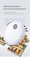 Robot Barredor Automático Inteligente Lazy Touch Clean Aspirador Recargable - details 4