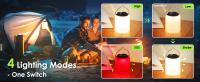Tent Lights with 4 Light Modes