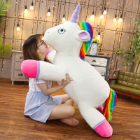 Muñeco De Peluche Unicornio Arcoíris Tamaño Gigante Suave Y Suave Regalo De Navidad Para Niños Y Niñas Animal De Peluche Unicornio De Algodón PP - details 5