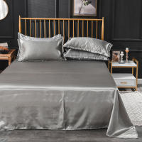 Sábana De Satén Con Fundas Para Almohada Y Colchón Conjunto De Cama Falso Seda Tamaño Full Queen King Para Decoración De Dormitorio - details 9