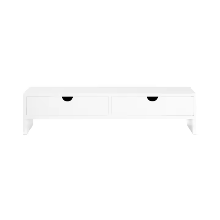 SoBuy BBF02-W Pantalla Soporte para monitor, Soporte de Sobremesa , ergonómico para Universal Monitor, ES - 1