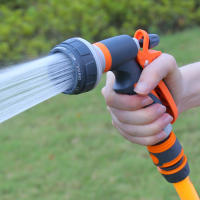 Pistola De Agua De Alta Presión Para Lavar Coche Y Riego Jardín Contraer Y Expresar Agujero De Drenaje Plástico Herramienta De Limpieza - details 2