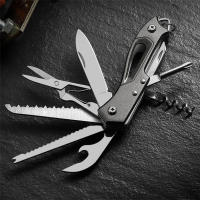 Cuchillo Suizo Multifuncional Plegable Para Exteriores EDC Con Tijeras Y Abrazadera Portátil Herramienta Militar De Almacenamiento En Bolsillo - details 5