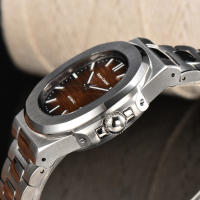 Reloj Automático Para Hombre Dwayne Campbell Clásico Acero Inoxidable Impermeable Cristal De Zafiro Luminoso Regalo Mejor Para Hombres - details 15