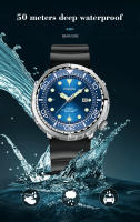 Reloj De Pulsera De Cuarzo Para Hombre 2024 Resistente Al Agua Y Al Choque Cronógrafo Deportivo Al Aire Libre Reloj Militar Con Manos Luminosas Y Fecha Automática - details 8