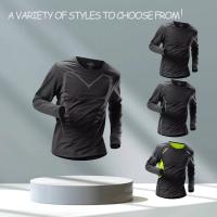 Conjunto De Deporte Para Hombres Ropa De Entrenamiento Absorbe La Sudoridad Secado Rápido Equipación Profesional Para Correr Por La Mañana - details 0