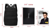 Mochila Negocios Impermeable Para Hombres Con USB Mochila Escolar Para Niños 15.6 Pulgadas Mochila Para Portátil Para Mujeres Tipo De Mochila Suave Material Principal Nylon Lining De Poliéster Sistema De Porta Estilo Casual - details 1