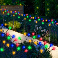 Luces Solares Para Jardín Impermeables Decoración Navideña De Vuelo De Mariposa Para Camino Jardín Luz LED Moderna - details 5