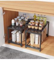Estante de almacenamiento de cocina multicapa, organizador de condimentos, estante para microondas, estantes de almacenamiento simples para encimera, accesorios de cocina - details 0