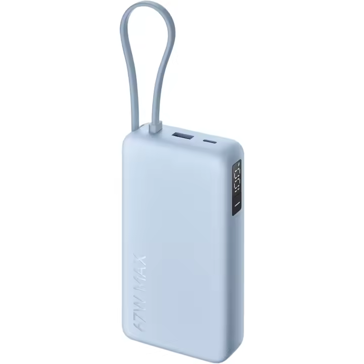 Xiaomi 67W Power Bank 20000 (Integrated Cable) - Carga 67W/65W, Cable USB-C, Pantalla Digital, 3 Puertos, Gran Capacidad - 1