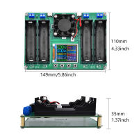 Testero De Batería Digital LCD 2CH 4CH Aideepen Capacidad De MAh MWh Detector De Energía Para Baterías De Litio Tipo-C Compatible Con Baterías 18650 - details 4