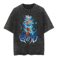 Camiseta Deportiva Vintage Darc Wolves Para Hombres Ropa Oversize Para Gimnasio Y Fitness Camiseta De Verano Transpirable De Algodón - details 6