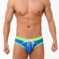UXH Ropa De Baño Para Hombres Con Empuje Azul Boxer Briefs Hombre Sexy Transpirable Traje De Baño Corto De Playa Sunga - details 11
