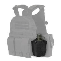 Botella De Agua Para Camping Y Senderismo 1L Con Tapa Resistente Al Impacto Y Desgaste Material De Aluminio Negro Marrón Y Rojo Para Supervivencia En Exteriores - details 15