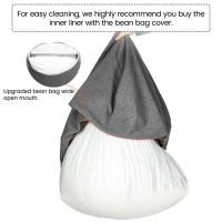Sofá Interior De Repuesto Sin Relleno Lavable Para Silla De Mantequilla De Soja Cubierta Interiores De Sofá Colchón Puff - details 7