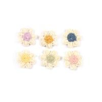 50Pcs Parches De Flores Mini 2cm 5 Colores Para Bordado Y Costura Accesorios De Ropa Y Decoración Del Hogar Hechos a Mano - details 1