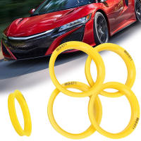 Anillos Centrales Para Ruedas De Coche 4pcs Ajuste De Bore Plástico Negro 73.1-57.1 66.6-57.1 73.1-60.1 73.1-66.6 67.1-60.1 73.1-56.1 73.1-54.1 - details 1