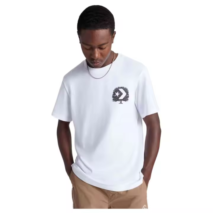 Textil Textil marca Converse modelo 10027666-A02 para hombre en color blanco - 1